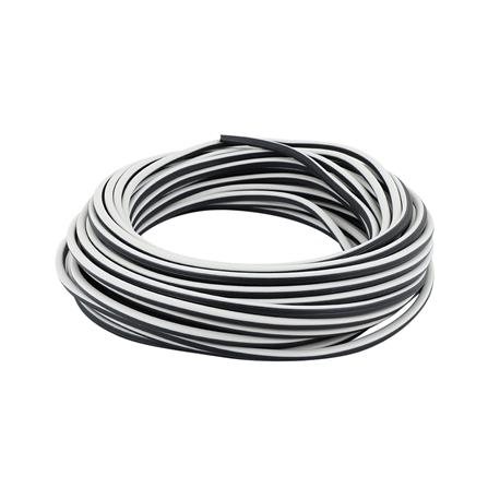 เส้นอัดยางมุ้งอลูมิเนียม BIH 15 เมตร สีดำ/สีเทา