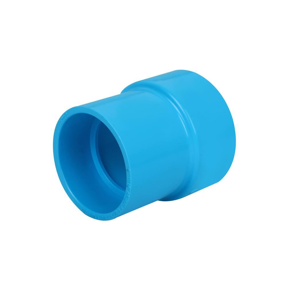 ข้อต่อตรงลด-บาง PVC SCG 1 1/2x1 1/4 นิ้ว สีฟ้า