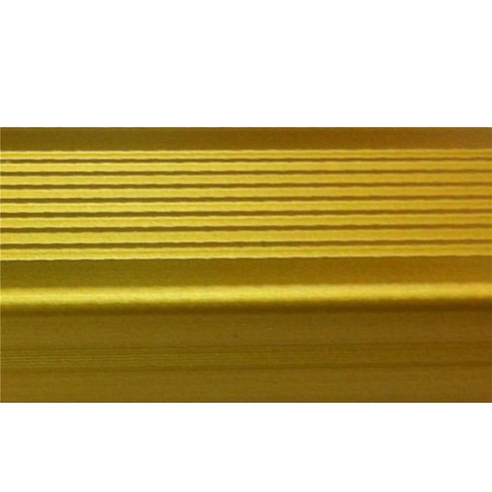 จมูกบันไดอะลูมิเนียม DP 4.5 ซม. 1.5 ม. สีทอง