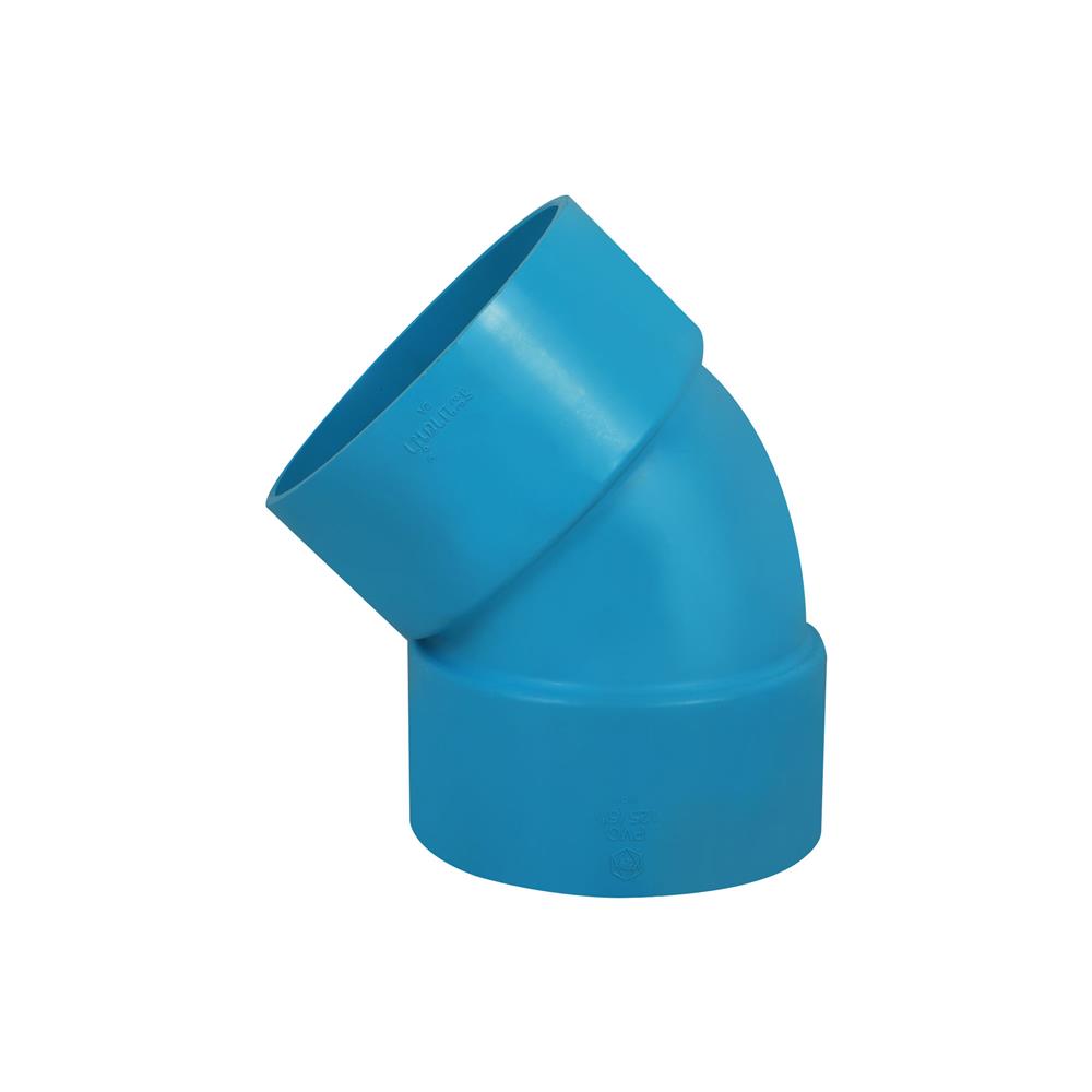 ข้องอบาง 45 องศา SCG 125 5 นิ้ว สีฟ้า