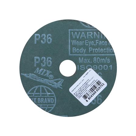 กระดาษทรายกลม เบอร์ 36 MIX  4 นิ้ว