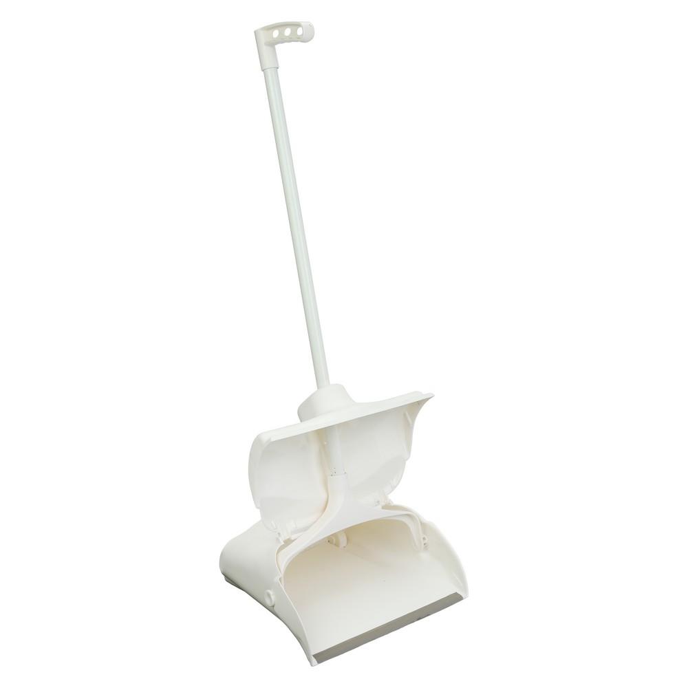 ชุดไม้กวาดที่โกยพร้อมฝาปิด ACCO YJ-1860 11 นิ้ว สีขาว