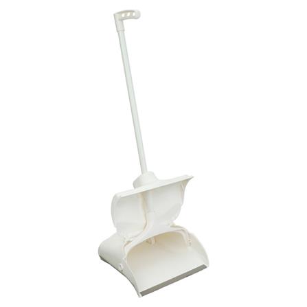 ชุดไม้กวาดที่โกยพร้อมฝาปิด ACCO YJ-1860 11 นิ้ว สีขาว_1