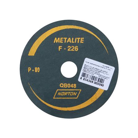 กระดาษทรายกลม เบอร์ 80 NORTON F226  4 นิ้ว
