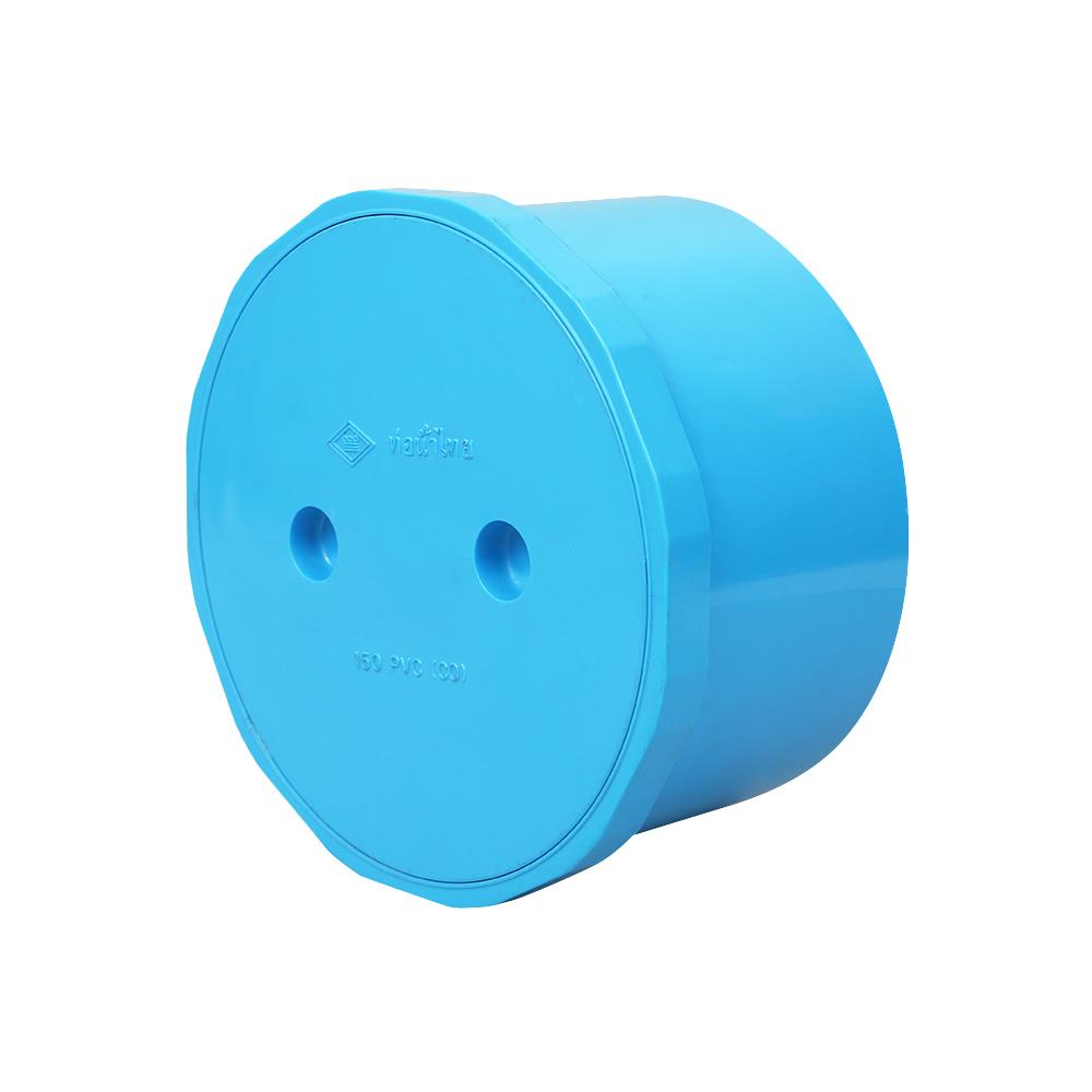ท่อสั้นฝาปิดเกลียว PVC&nbsp;ท่อน้ำไทย 150 6 นิ้ว