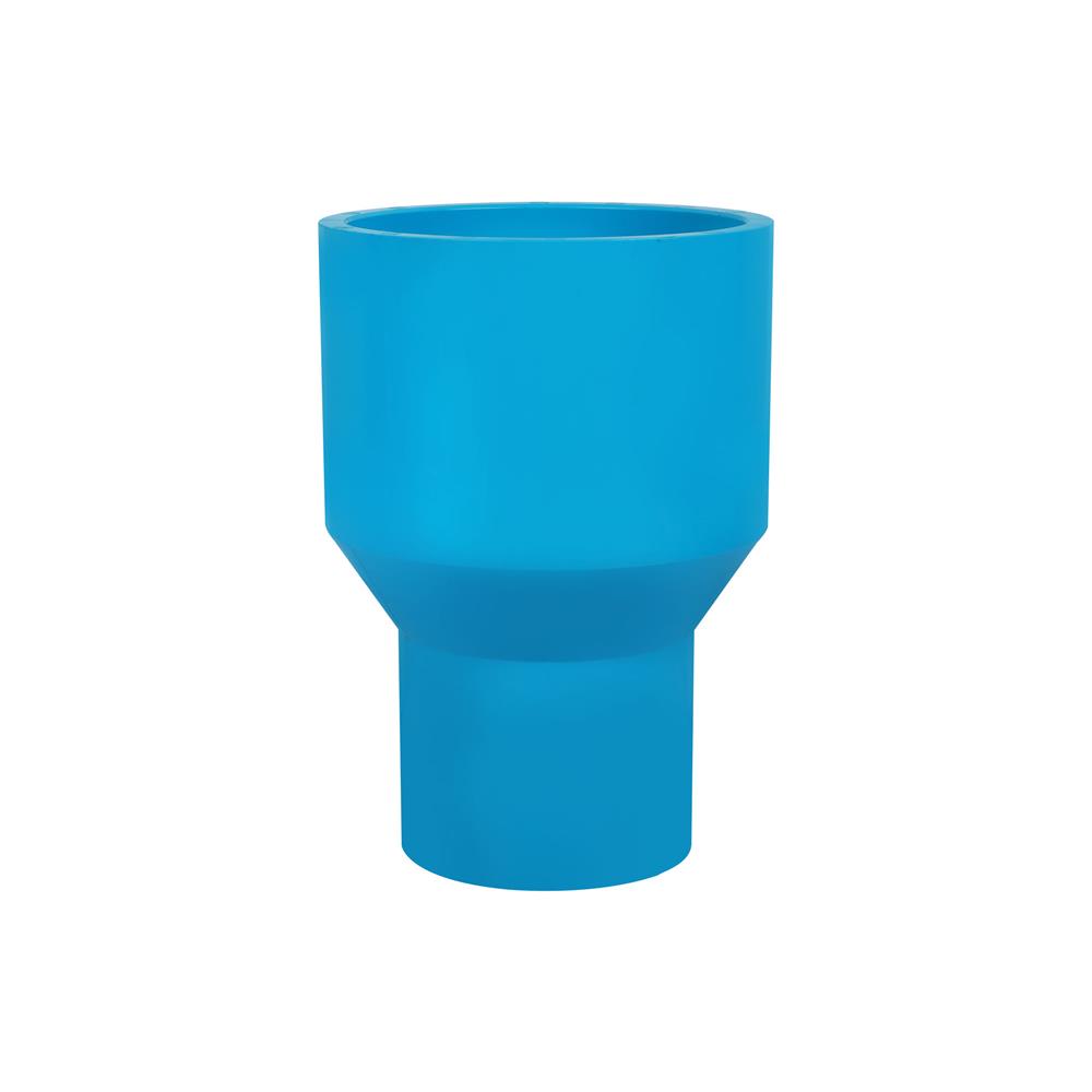 ข้อต่อตรงลด PVC SCG 4x2 1/2 นิ้ว สีฟ้า