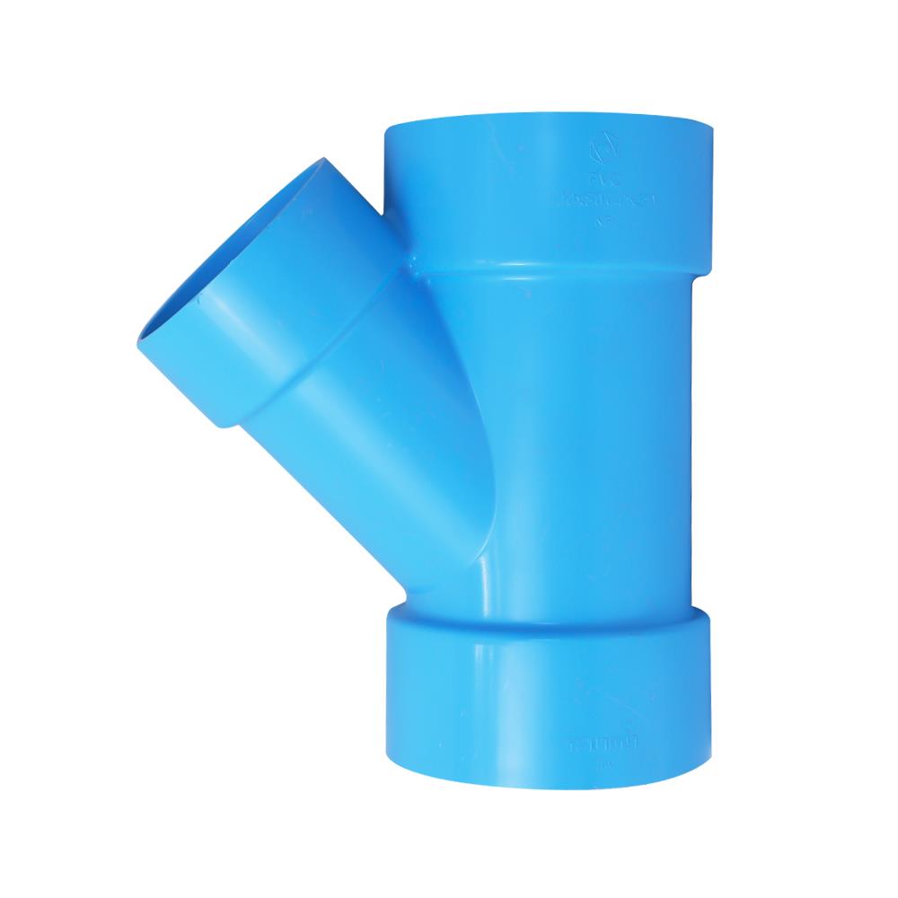 ข้อต่อสามทางวายลด-บาง SCG 4 นิ้วx3 นิ้ว สีฟ้า