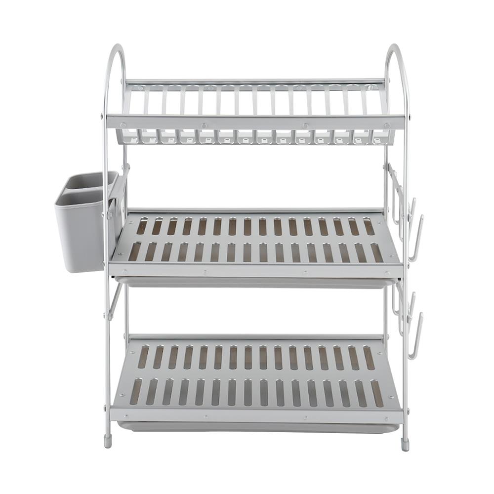 ชั้นคว่ำจานอะลูมิเนียม 3 ชั้น KECH CLASSICO