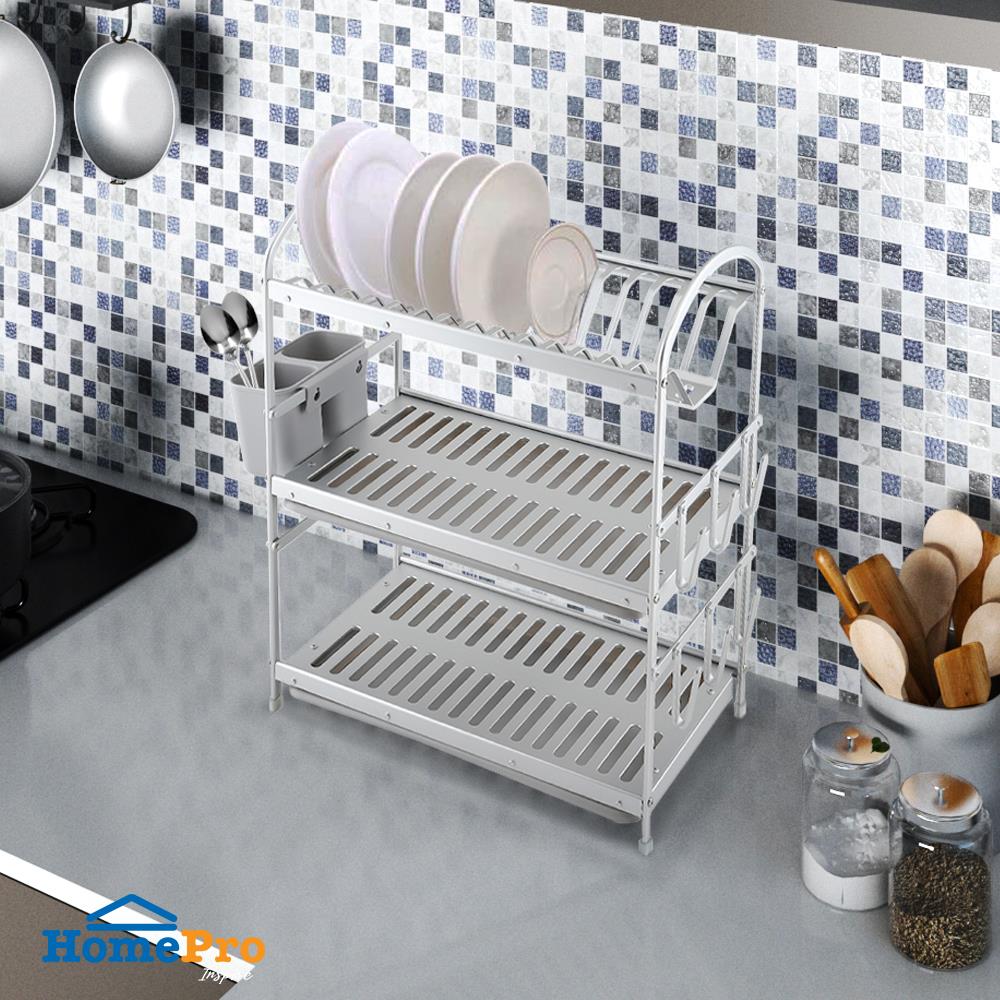 ชั้นคว่ำจานอะลูมิเนียม 3 ชั้น KECH CLASSICO