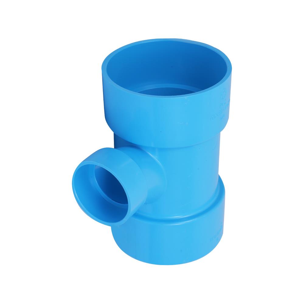 ข้อต่อสามทางทีวายลด-บาง SCG 4 นิ้วx2 นิ้ว สีฟ้า