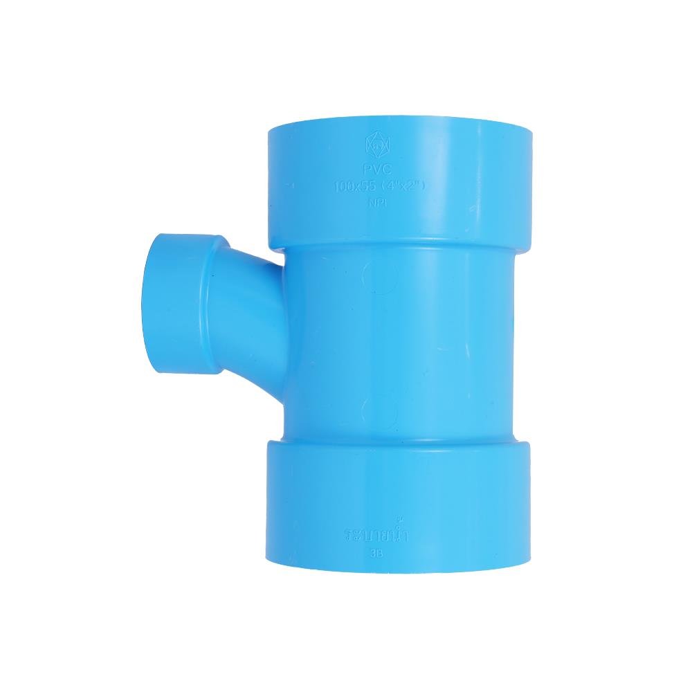 ข้อต่อสามทางทีวายลด-บาง SCG 4 นิ้วx2 นิ้ว สีฟ้า