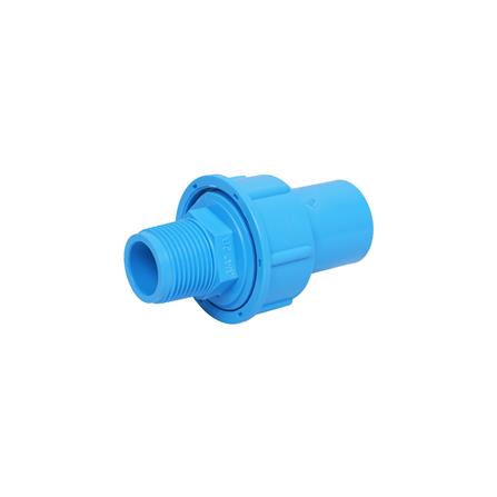 ยูเนี่ยน PVC สั้น-หนา SCG 3/4 นิ้ว สีฟ้า