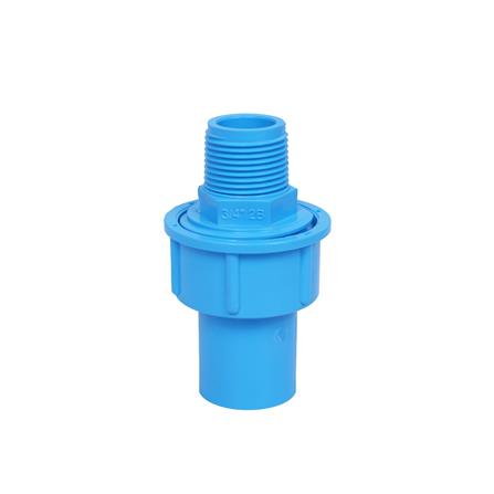 ยูเนี่ยน PVC สั้น-หนา SCG 3/4 นิ้ว สีฟ้า_1