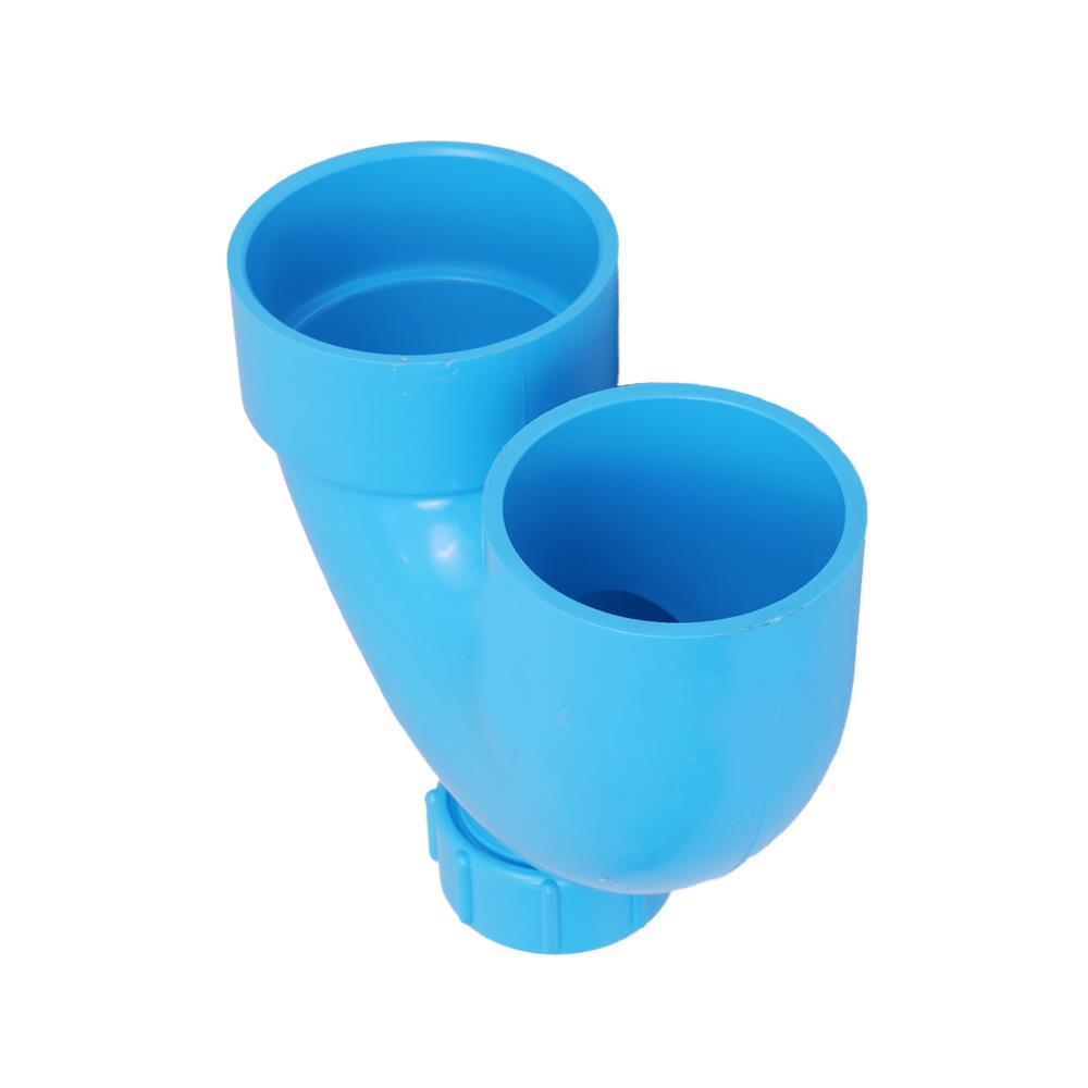 ท่อ U-TRAP PVC (มีช่องระบาย) SCG 55 2 นิ้ว สีฟ้า