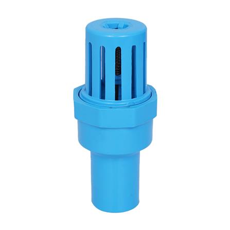 ฟุตวาล์ว หัวกะโหลก PVC ท่อน้ำไทย 25 1 นิ้ว สีฟ้า_1