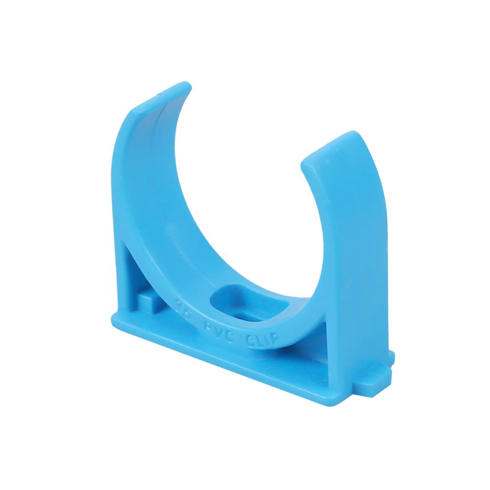 คลิปก้ามปู PVC ท่อน้ำไทย 1 1/4 นิ้ว สีฟ้า
