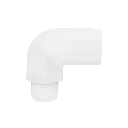 ข้องอ 90 องศา เกลียวนอก ท่อน้ำไทย 3/4 นิ้ว สีขาว_1