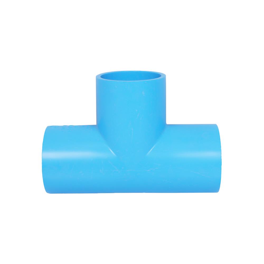ข้อต่อสามทาง PVC SCG 2 1/2 นิ้ว สีฟ้า