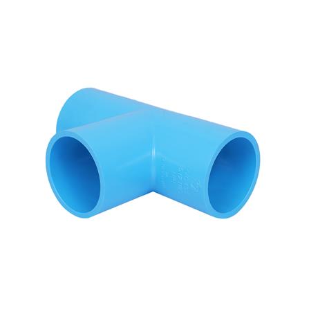 ข้อต่อสามทาง PVC SCG 2 1/2 นิ้ว สีฟ้า