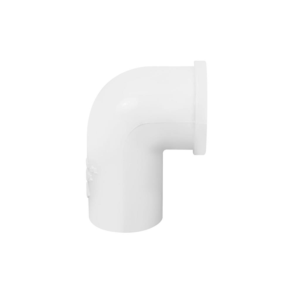 ข้องอ 90 องศา เกลียวใน ท่อน้ำไทย 1/2 นิ้ว สีขาว