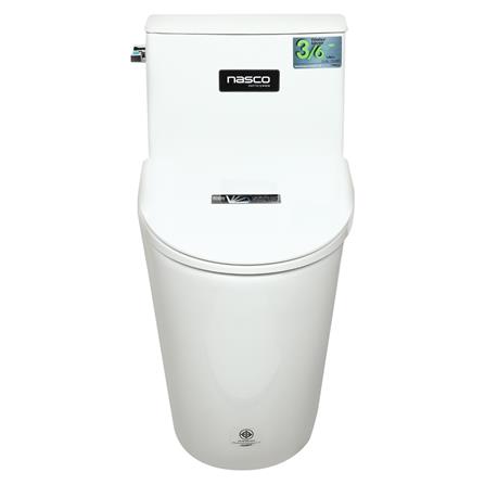 สุขภัณฑ์ 1 ชิ้น NASCO NC-8888S-WA 3/6 ลิตร สีขาว_1
