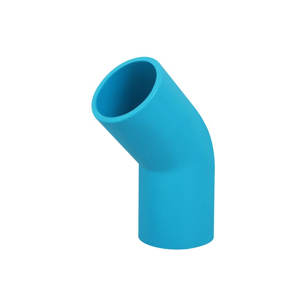 ข้องอ 45 องศา ท่อน้ำไทย 1 1/2 นิ้ว สีฟ้า