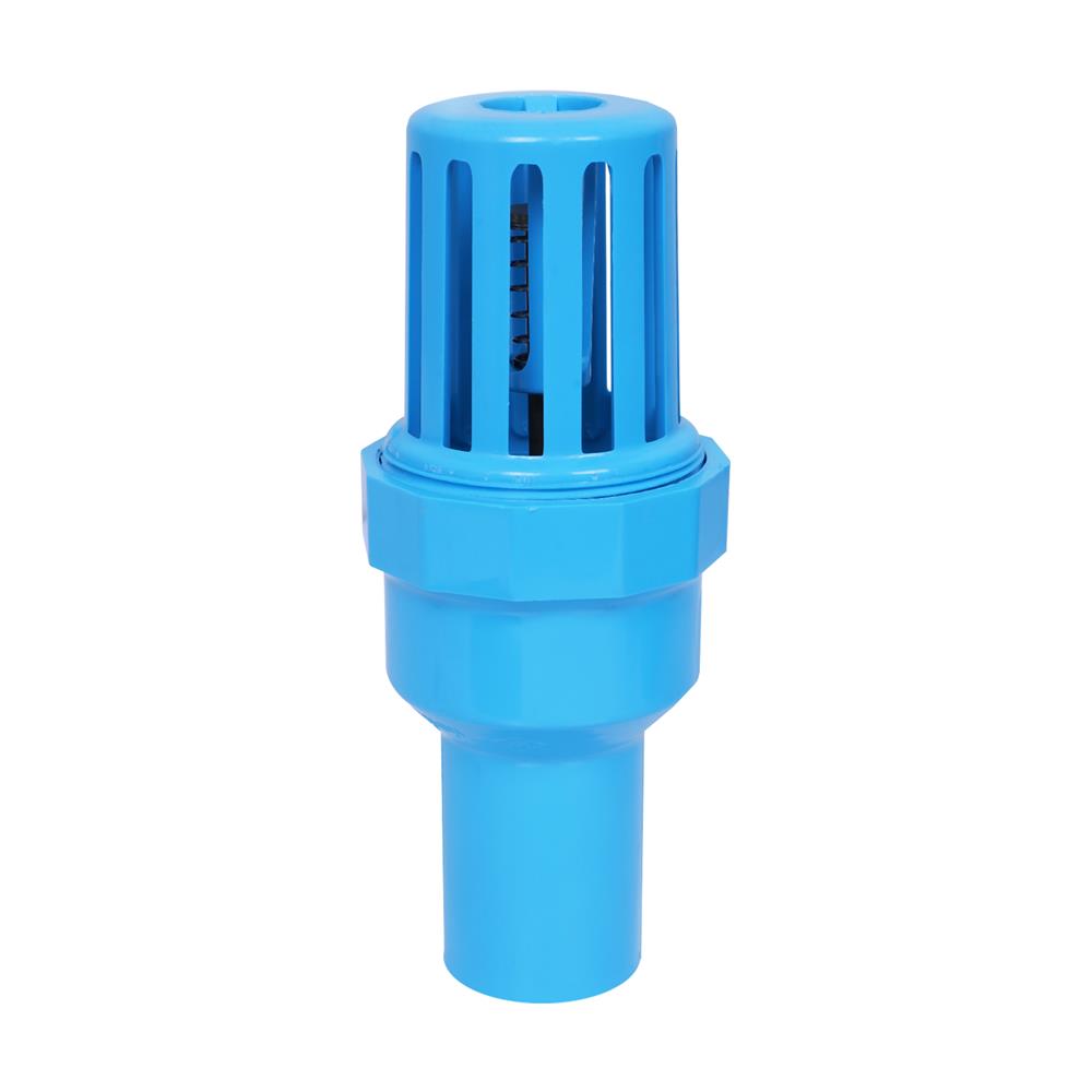 ฟุตวาล์ว หัวกะโหลก PVC ท่อน้ำไทย&nbsp;40 11/2 นิ้ว สีฟ้า