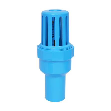 ฟุตวาล์ว หัวกะโหลก PVC ท่อน้ำไทย 40 11/2 นิ้ว สีฟ้า_1