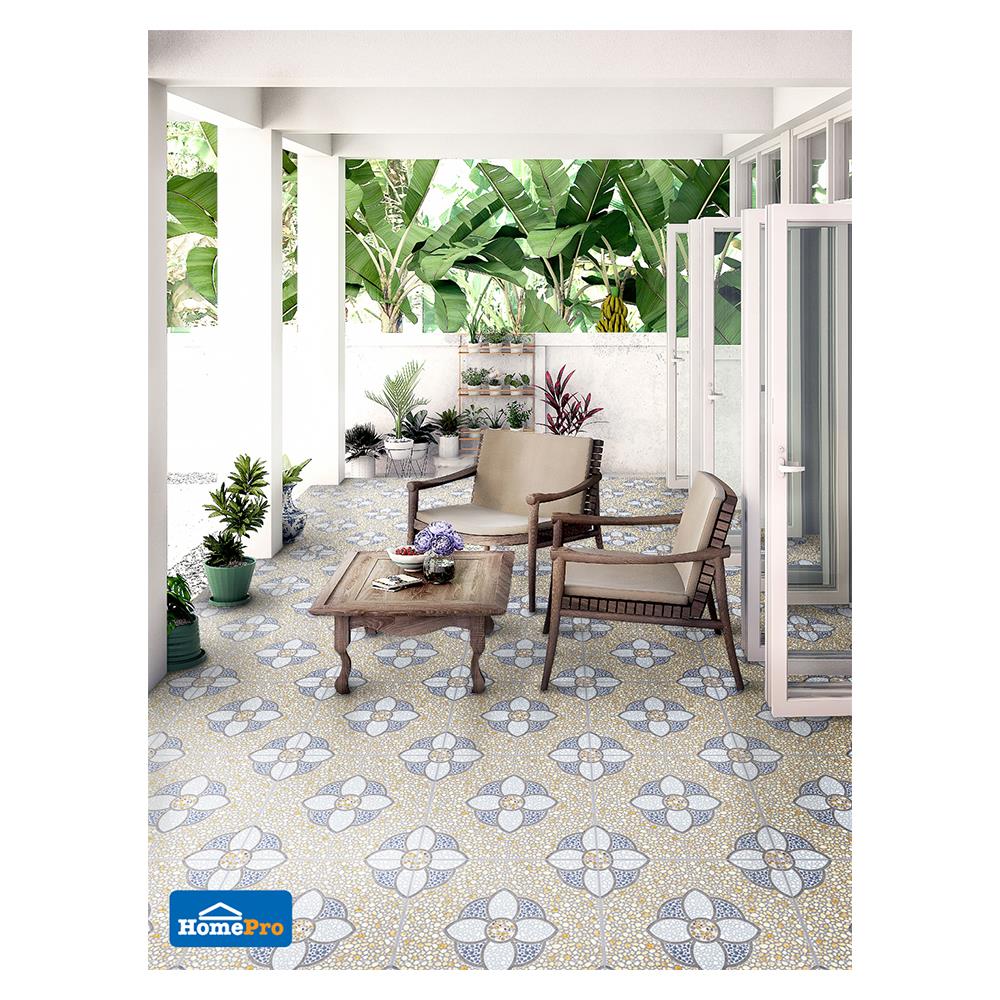 กระเบื้องพื้น 16x16 นิ้ว DURAGRES ฟาติส เบจ EXC