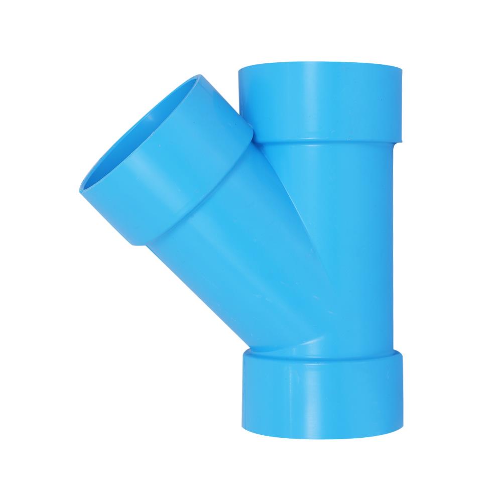 ข้อต่อสามทางวายลด-บาง SCG 2 นิ้วx 1/2 นิ้ว สีฟ้า