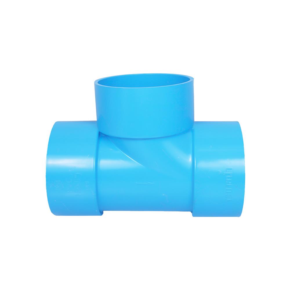 สามทาง-บาง PVC SCG 6 นิ้ว สีฟ้า