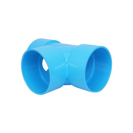 สามทาง-บาง PVC SCG 6 นิ้ว สีฟ้า