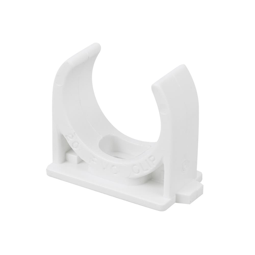 คลิปก้ามปู PVC ท่อน้ำไทย 3/4 นิ้ว สีขาว