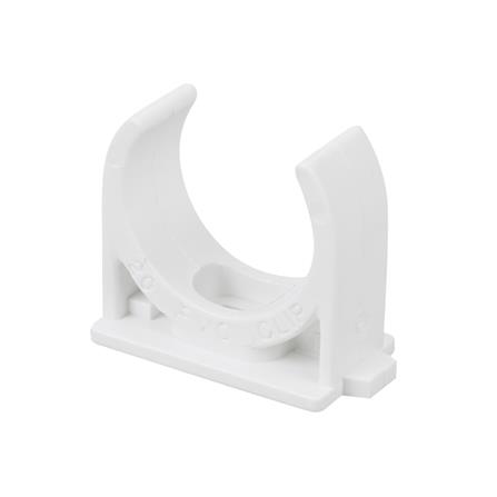 คลิปก้ามปู PVC ท่อน้ำไทย 3/4 นิ้ว สีขาว_0