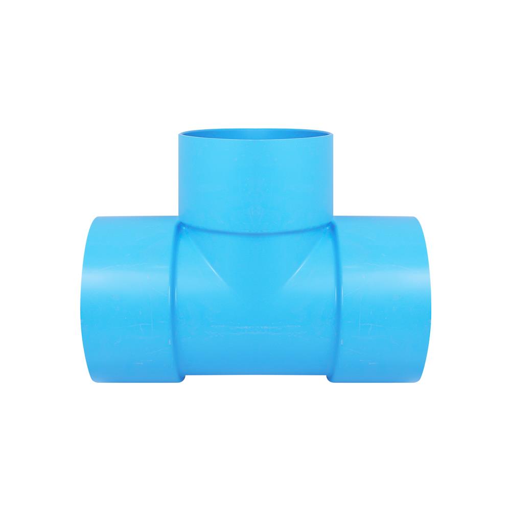 สามทาง-บาง PVC SCG 8 นิ้ว สีฟ้า