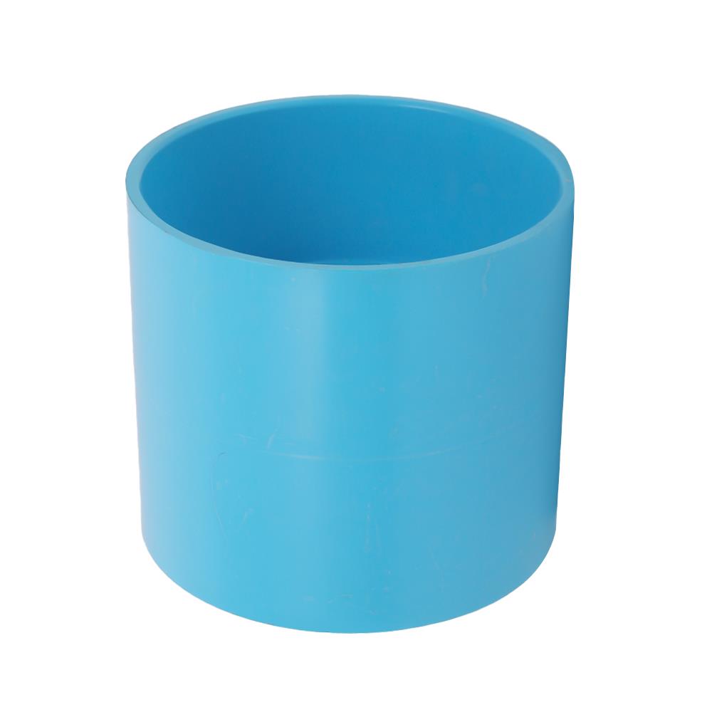 ข้อต่อตรงบาง PVC SCG 5 นิ้ว สีฟ้า