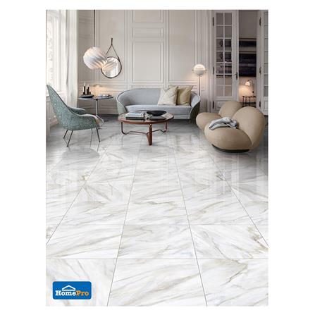 กระเบื้องพื้น 16x16 นิ้ว COTTO มิราเบล ขาว EXC PM_1