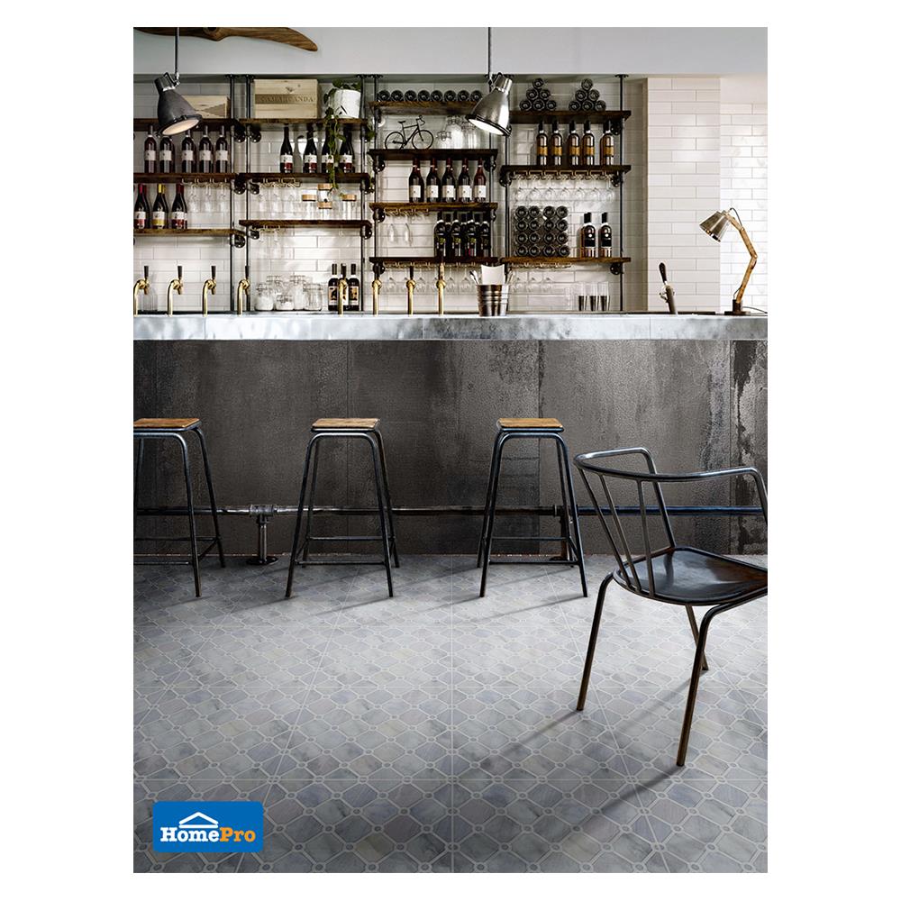 กระเบื้องพื้น 16x16 นิ้ว เอทัส เทา EXC