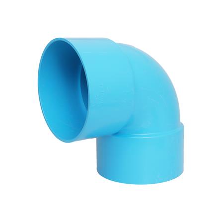 ข้องอ 90 องศา บาง SCG 200 มม. 8 นิ้ว สีฟ้า