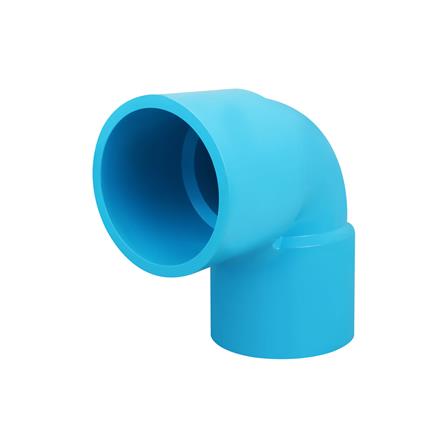 ข้องอ 90 องศา หนา SCG 150 มม. 6 นิ้ว สีฟ้า