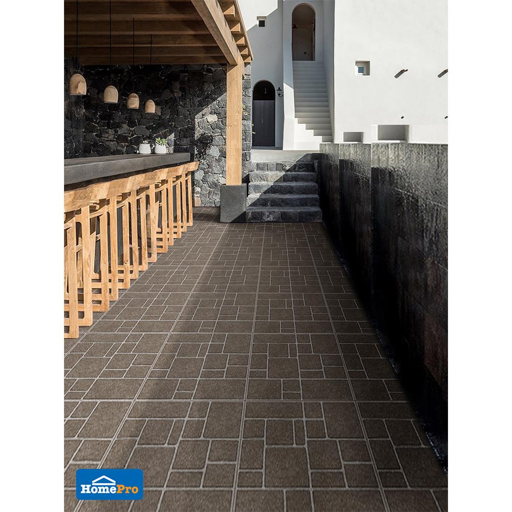 กระเบื้องพื้น 16x16 นิ้ว TARA โนเบล น้ำตาล (EXC) A 0.96 ตร.ม.