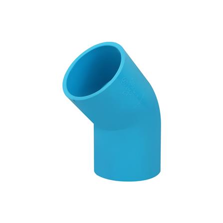 ข้องอ 90 องศา หนา SCG 100 มม. 4 นิ้ว สีฟ้า