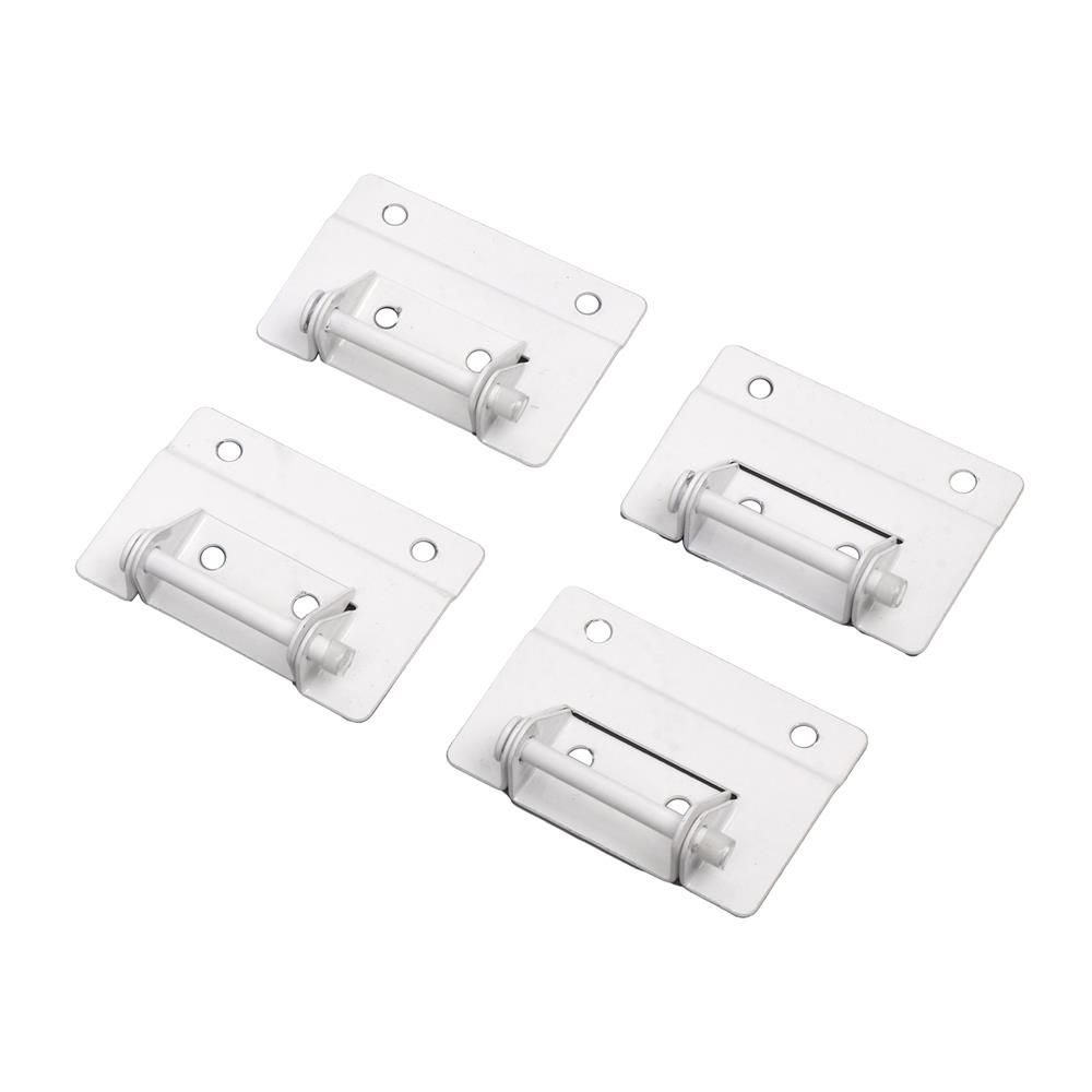 บานพับมุ้งลวดหน้าต่างธรรมดา BIH สีขาวนม แพ็ก 4 ชิ้น