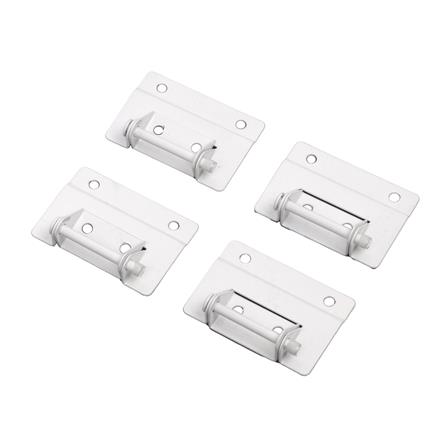 บานพับมุ้งลวดหน้าต่างธรรมดา BIH สีขาวนม แพ็ก 4 ชิ้น_0