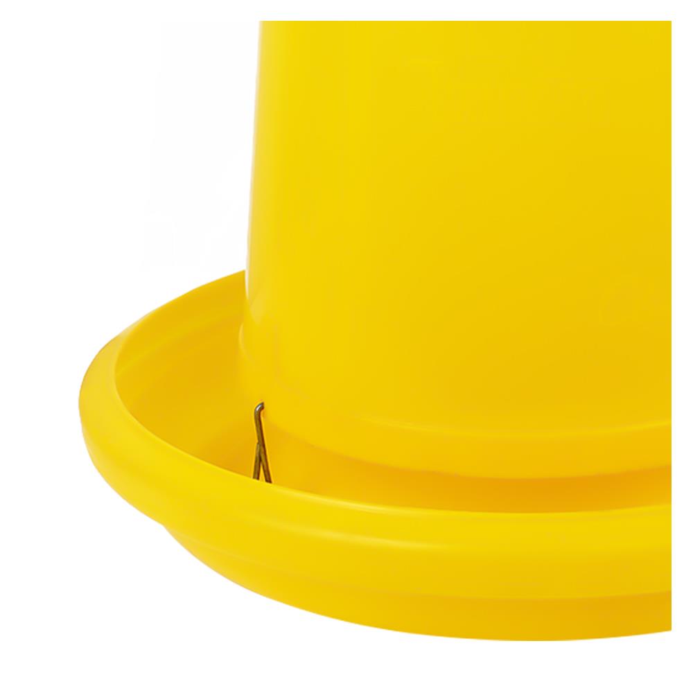 ถังอาหารไก่ 8 นิ้ว สีเหลือง