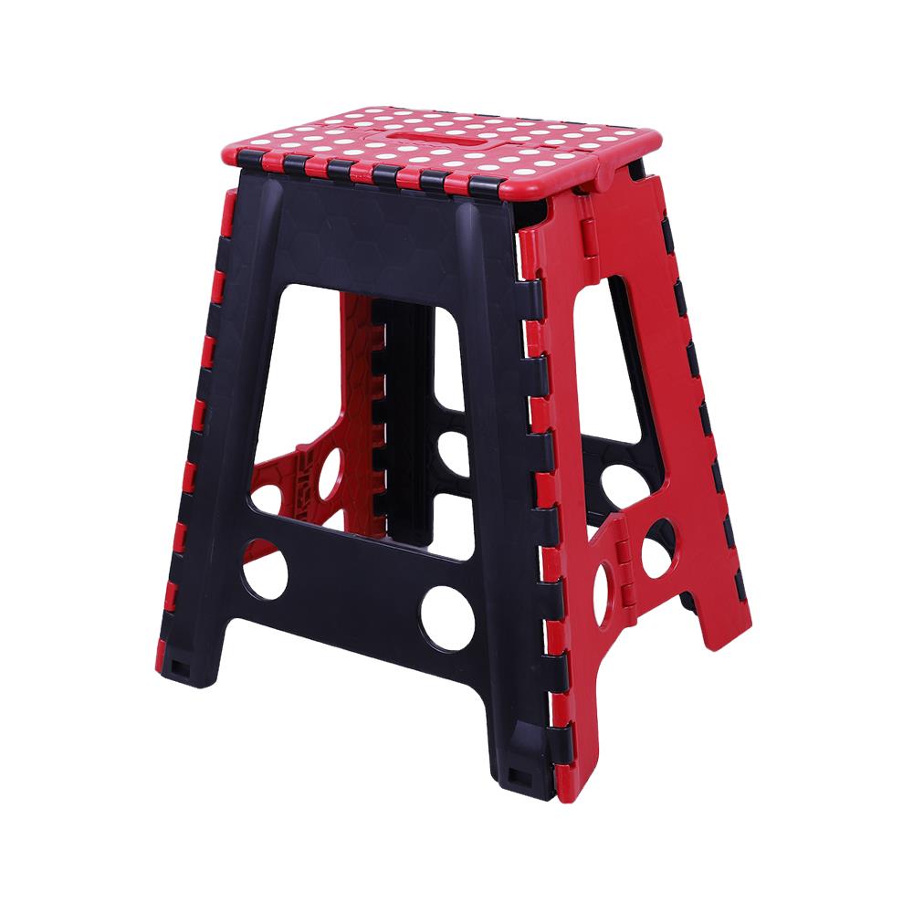 เก้าอี้พับ FREEZETO AB DOSOL สีดำ/แดง