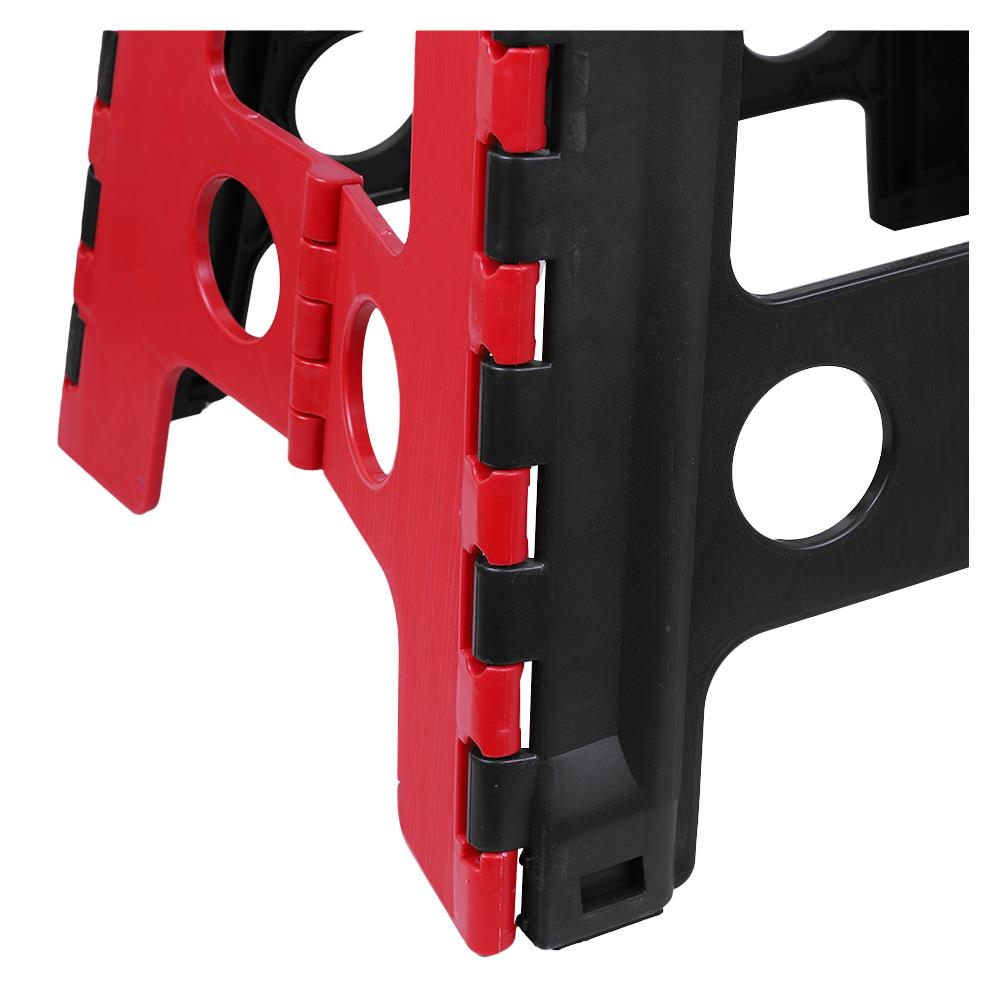 เก้าอี้พับ FREEZETO AB DOSOL สีดำ/แดง