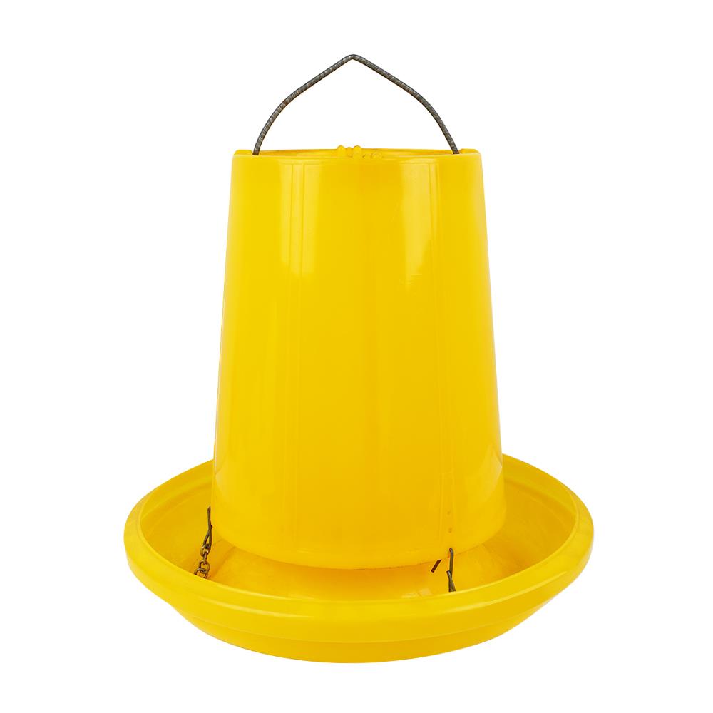 ถังอาหารไก่ 12 นิ้ว สีเหลือง