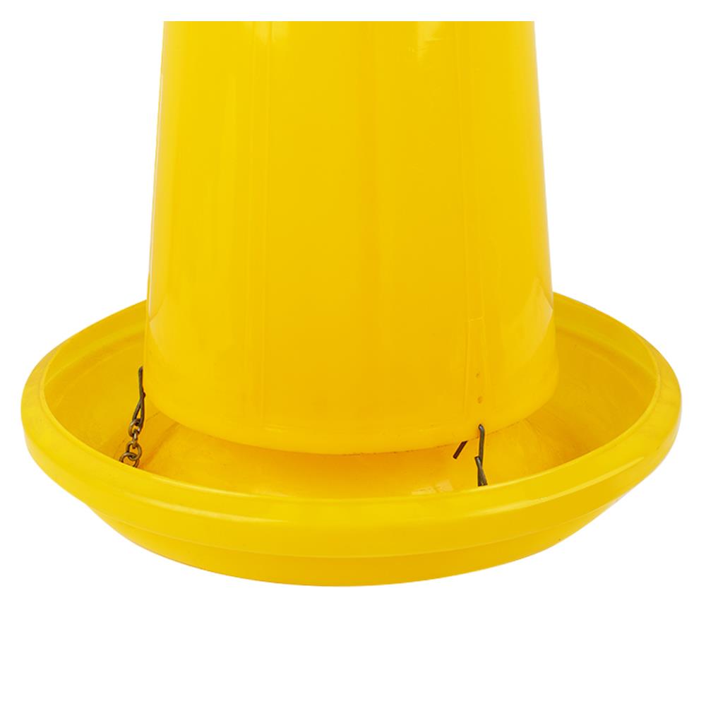 ถังอาหารไก่ 12 นิ้ว สีเหลือง