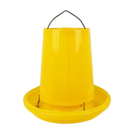 ถังอาหารไก่ 12 นิ้ว สีเหลือง